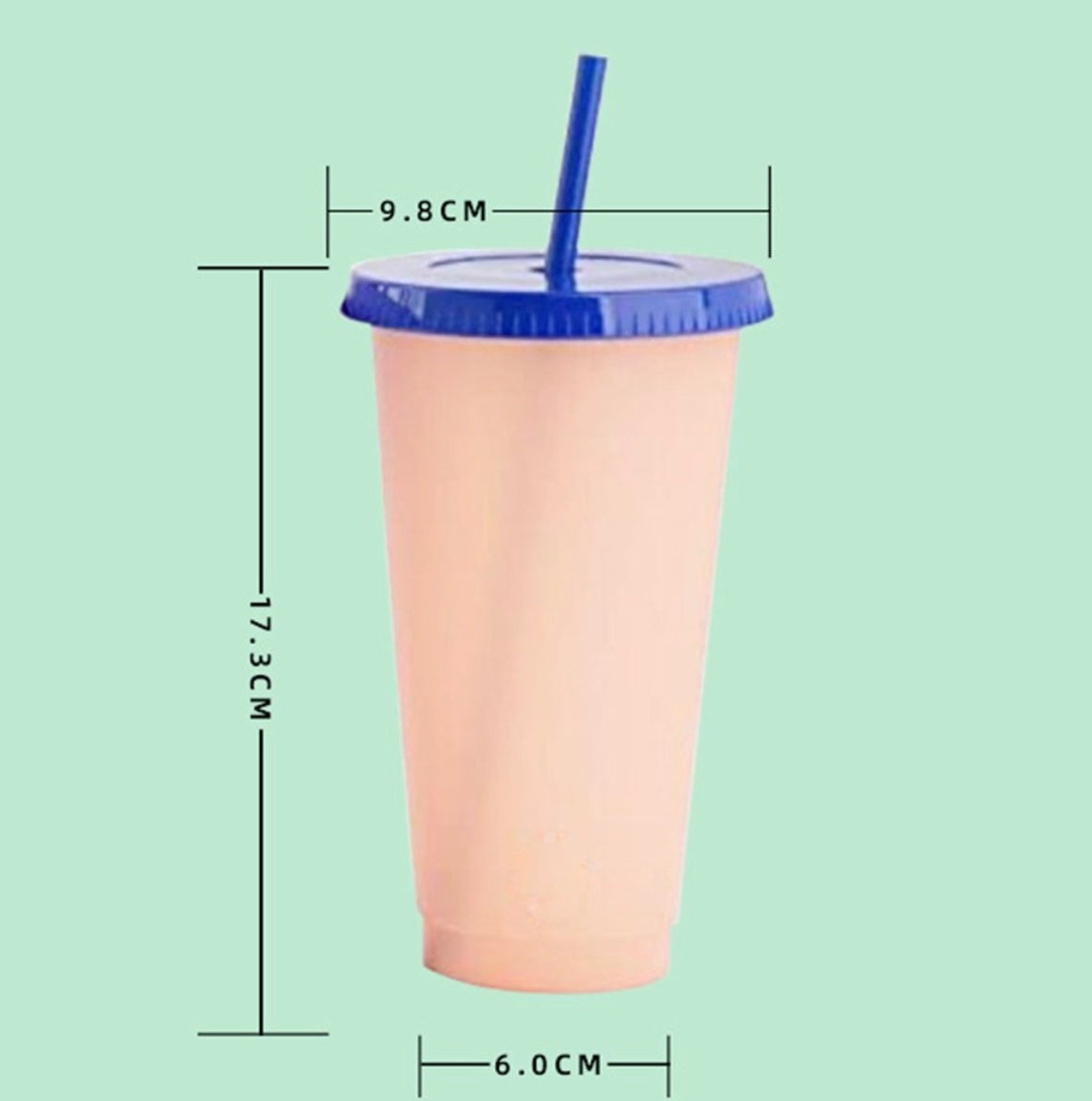 Tal Color Changing Tumbler & Straw Set - 24oz (4 pack)